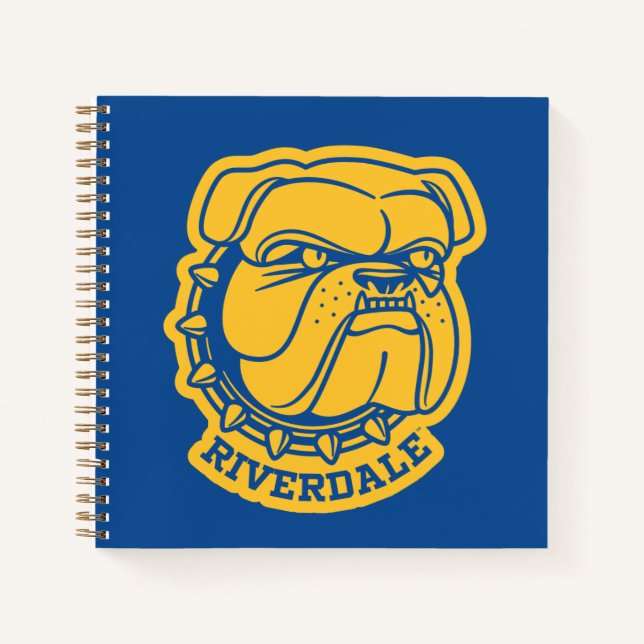 Riverdale Bulldog Head Notizbuch (Vorderseite)