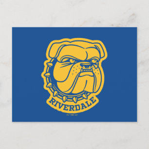 Riverdale Bulldog Head Postkarte