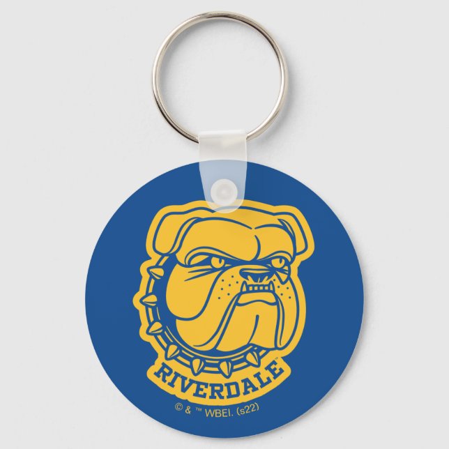 Riverdale Bulldog Head Schlüsselanhänger (Vorderseite)