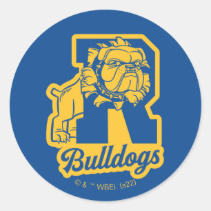 Riverdale Bulldogs Letterman Runder Aufkleber