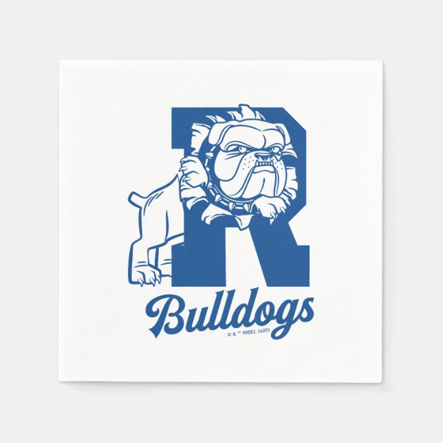 Riverdale Bulldogs Letterman Serviette (Vorderseite)