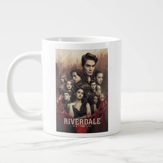 Riverdale Deer Skull Poster Jumbo-Tasse (Links)