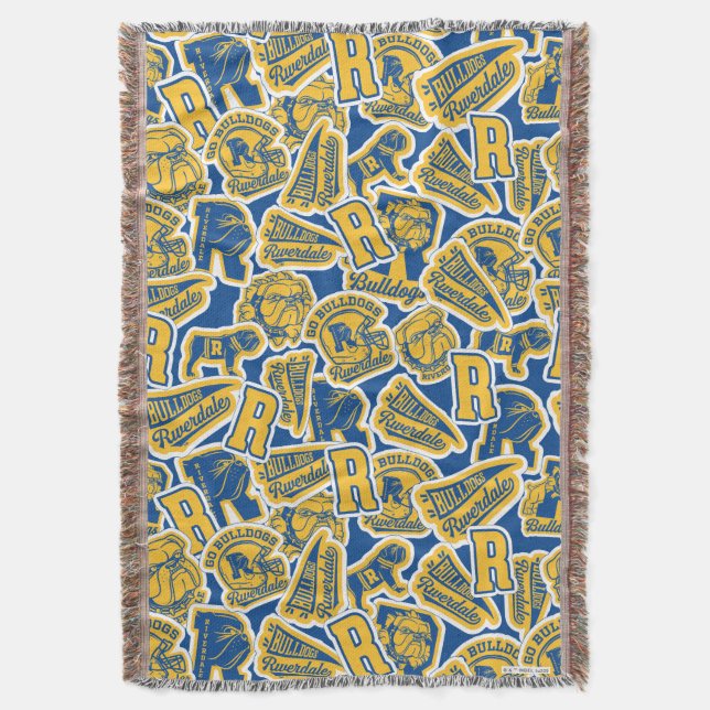 Riverdale Football und Cheer Pattern Decke (Vorderseite Vertikal)