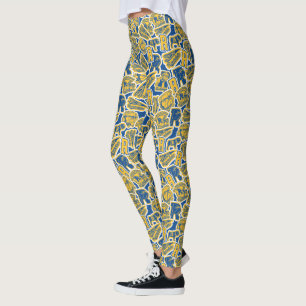 Riverdale Football und Cheer Pattern Leggings