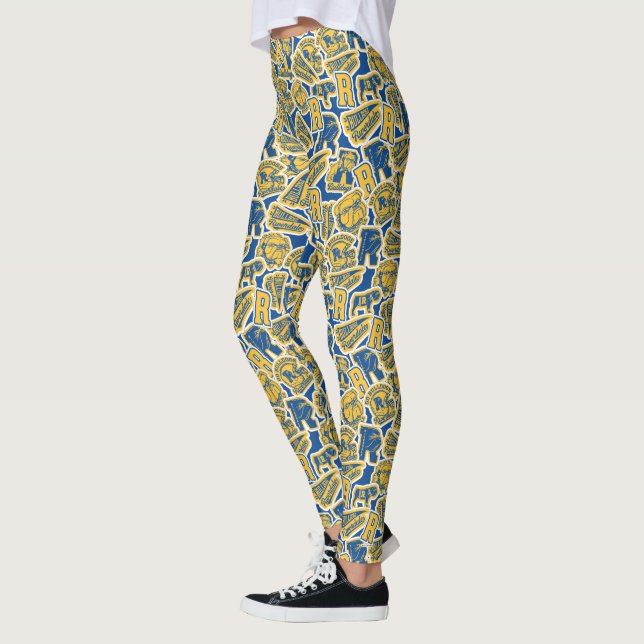 Riverdale Football und Cheer Pattern Leggings (Links)