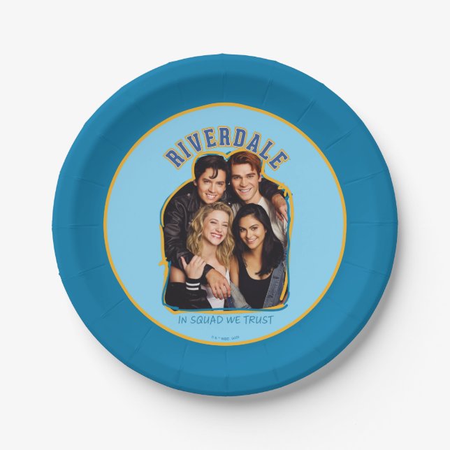 Riverdale - im Squad vertrauen wir Pappteller (Vorderseite)