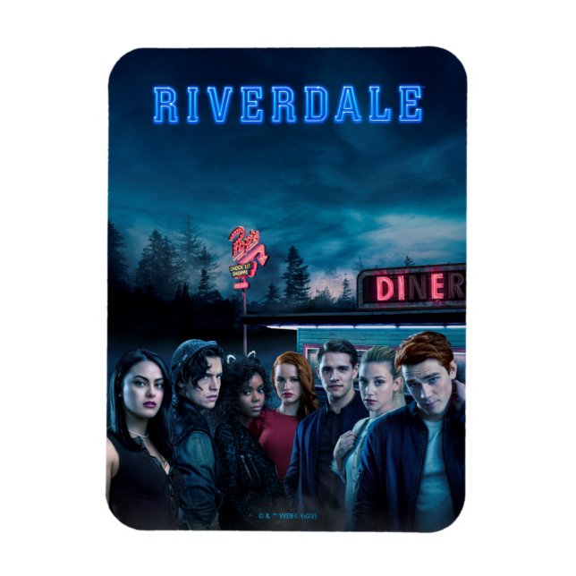 Riverdale Outdoor Pops Diner Poster Magnet (Vertikal)