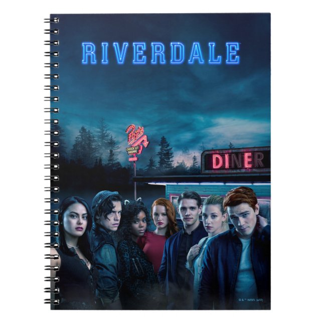 Riverdale Outdoor Pops Diner Poster Notizblock (Vorderseite)