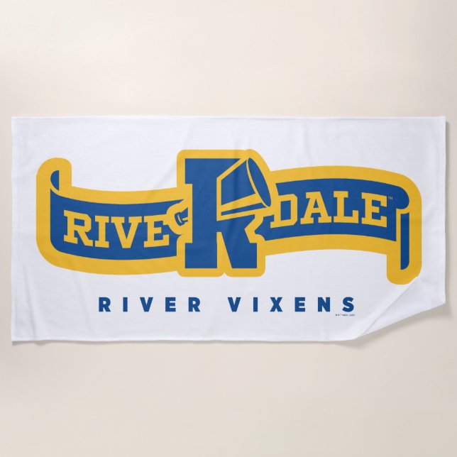 Riverdale River Vixens Banner Strandtuch (Vorderseite)