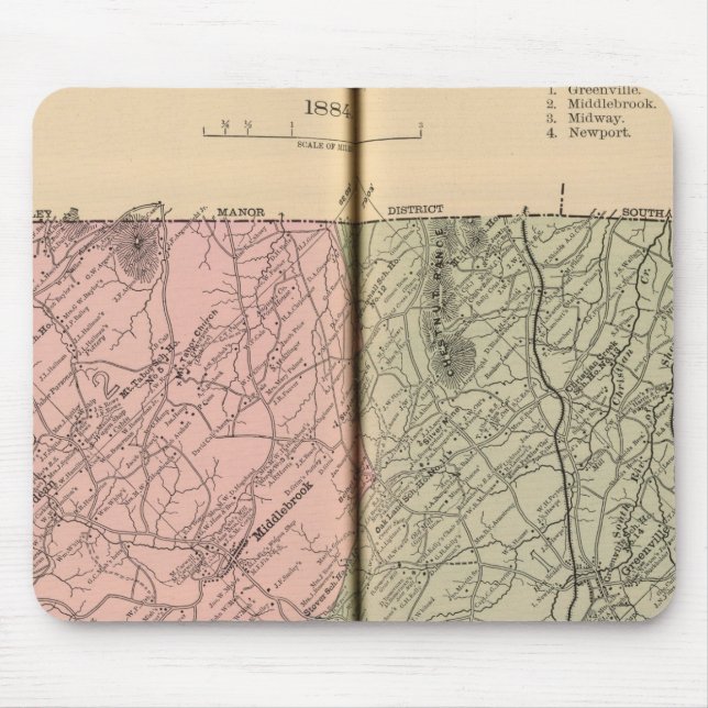 Riverheads, Augusta Landkreis Mousepad (Vorne)