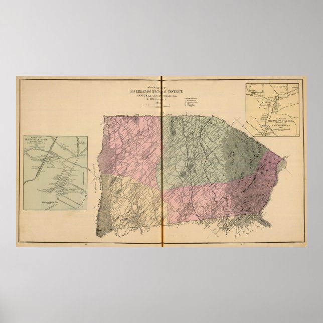 Riverheads, Augusta Landkreis Poster (Vorne)