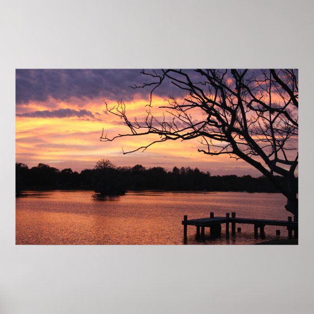 Riverhills Sunset Poster (Vorne)