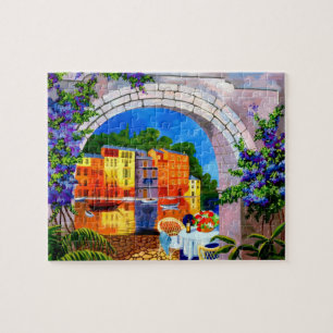 Riverside Café Jigsaw Puzzle