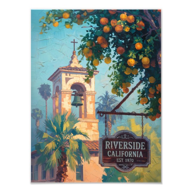 Riverside California Fotodruck (Vorne)