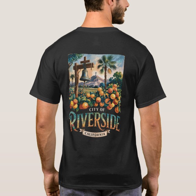 Riverside California T-Shirt (Rückseite)