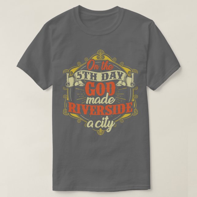 Riverside City California T-Shirt (Design vorne)