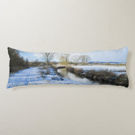 Riverside English Winter Walk - Personalisiert Seitenschläferkissen