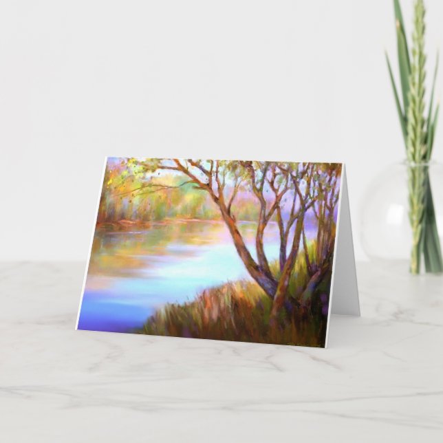 Riverside Greetingcard Karte (Vorderseite)