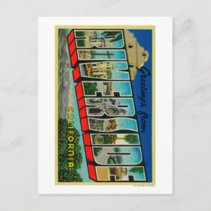 Riverside, Kalifornien - Große Buchstabenszenen Postkarte