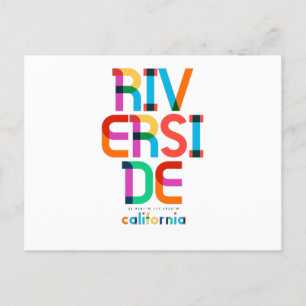 Riverside Kalifornien Mitte des Jahrhunderts, Pop- Postkarte