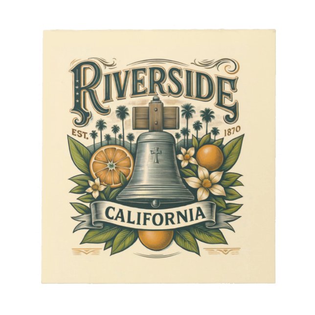 Riverside Kalifornien  Notizblock (Vorderseite)