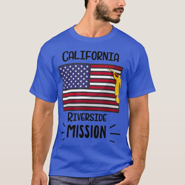 Riverside Mormon LDS Mission Gift T-Shirt (Vorderseite)