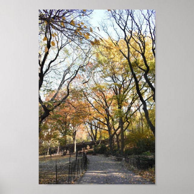 Riverside Park Fall Folies New York Herbst NYC Poster (Vorne)