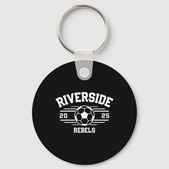 Riverside Rebels Fußball Ll 2025  Schlüsselanhänger (Vorderseite)