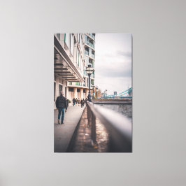 Riverside Rhythmus Leinwanddruck