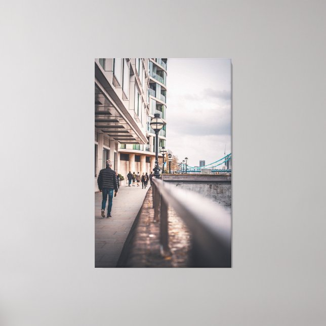 Riverside Rhythmus Leinwanddruck (Vorderseite)