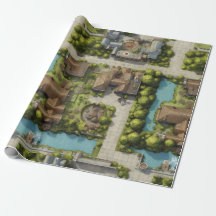 Riverside Serenity RPG Wrapping Paper