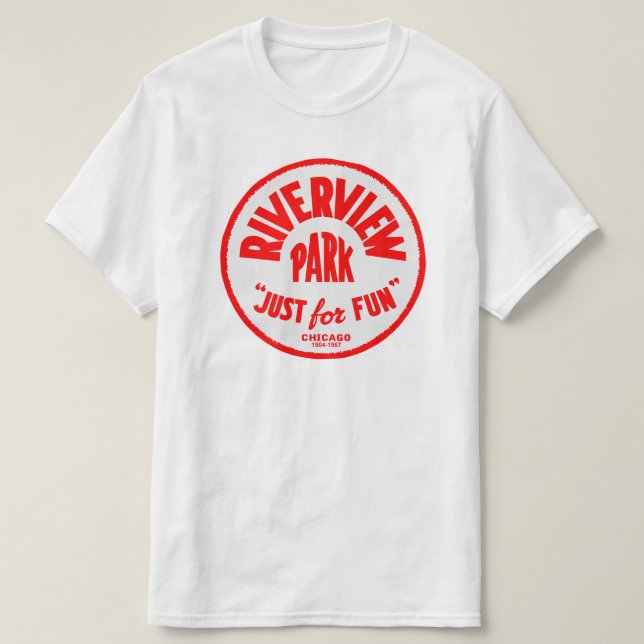 Riverview Amusement Park, Chicago, Illinois T-Shirt (Design vorne)