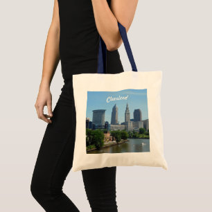 Riverview Cleveland Skyline Tote Bag Tragetasche