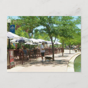 Riverwalk Pueblo Colorado Postcard - Cooper Beagle Postkarte