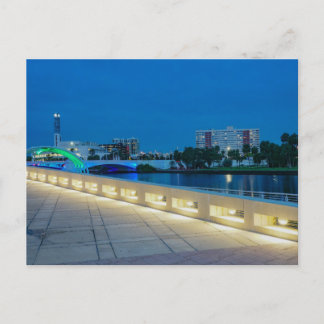 Riverwalk über Tampa Florida Postkarte