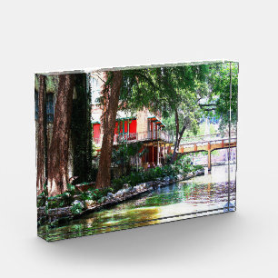 Riverwalk View Acrylblock Fotoblock
