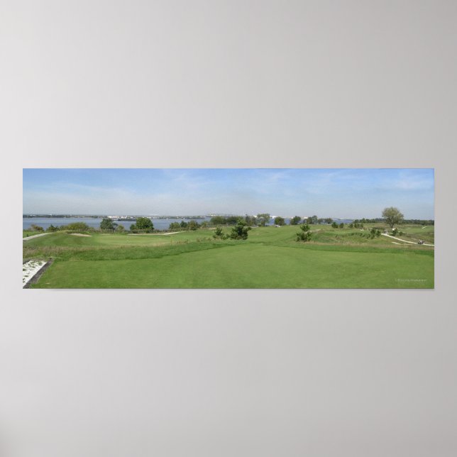 RiverWinds Golfplatz Panorama P.. Poster (Vorne)