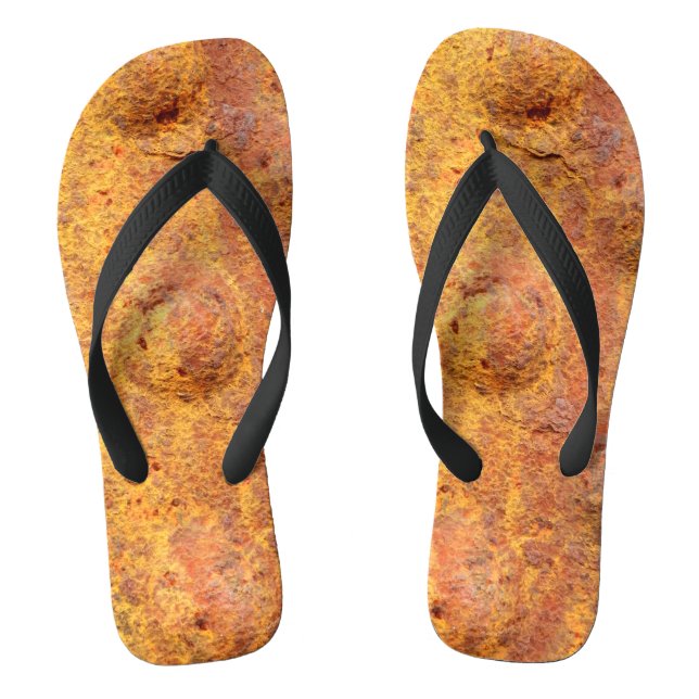 Riveted Metal Flip Flops (Fußbett)