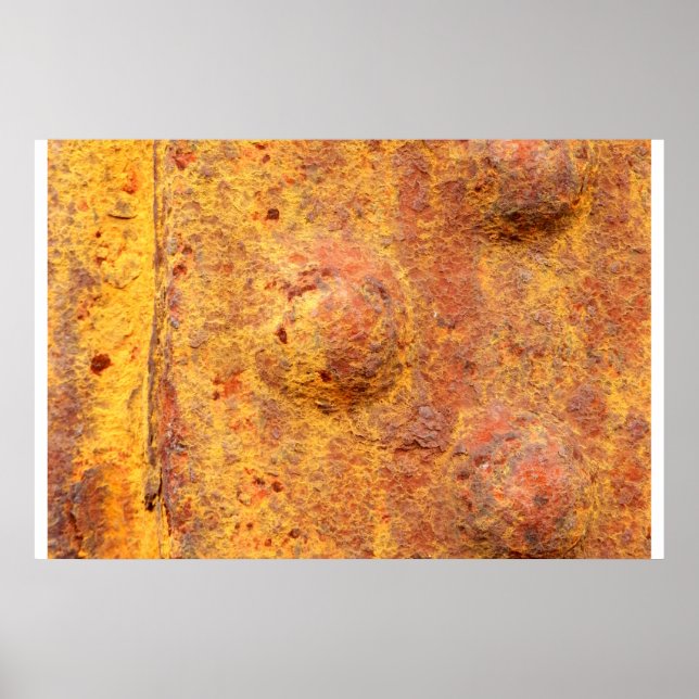 Riveted Metal Poster (Vorne)