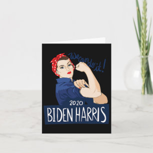 Riveter wir können es tun Biden Harris 2020 Karte