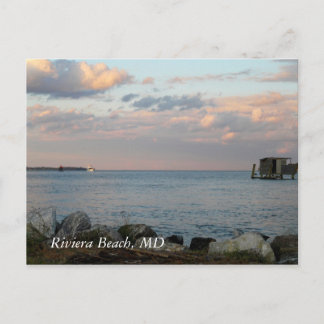 Riviera Beach, MD - POST CARD Postkarte