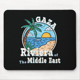Riviera des Gazastreifens im Nahen Osten Trump Mousepad