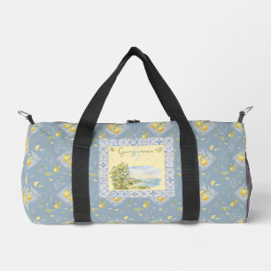 Riviera Küsten Obstgarten Signature Print Aussicht Duffle Bag