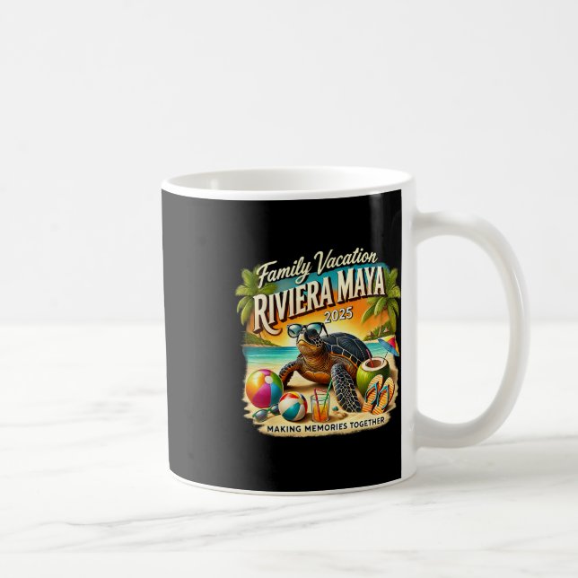 Riviera Maya 2025 Erinnerungen Kaffeetasse (Rechts)