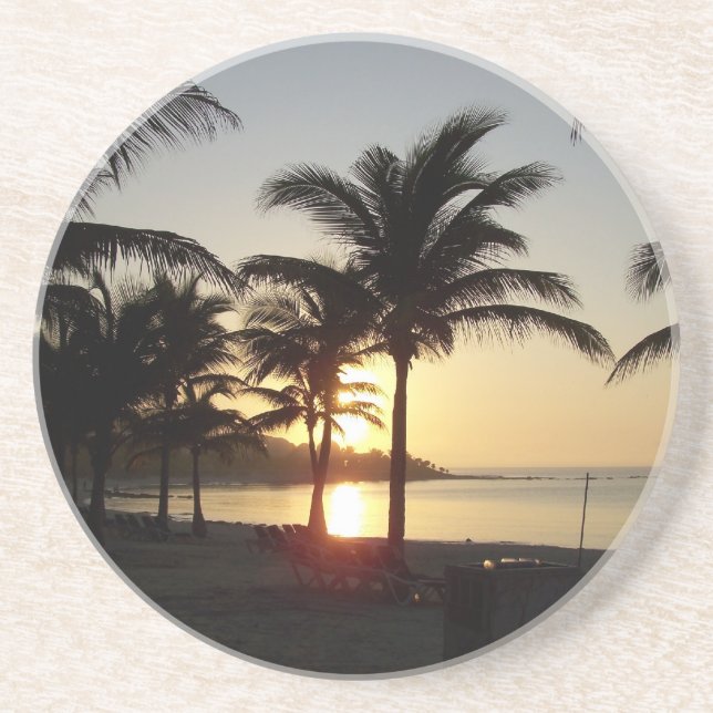 Riviera Maya Cancun Mexiko Karibischer Untersetzer (Vorne)