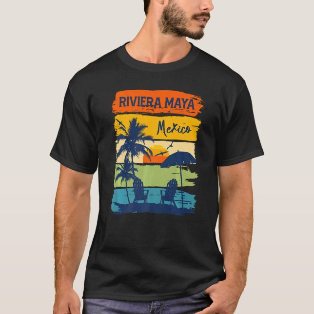 Riviera Maya Mexiko 2022 Ferienpaare Familie G T-Shirt (Vorderseite)