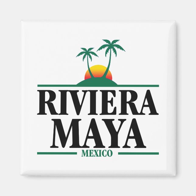 Riviera Maya Mexiko Magnet (Vorne)