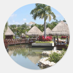 Riviera-Maya, Mexiko Runder Aufkleber