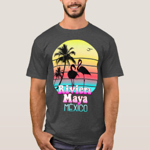Riviera Maya Mexiko Tropischer Urlaub Sommer T-Shirt
