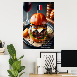 Riviera Rhapsody Burger 24 x 36 Poster